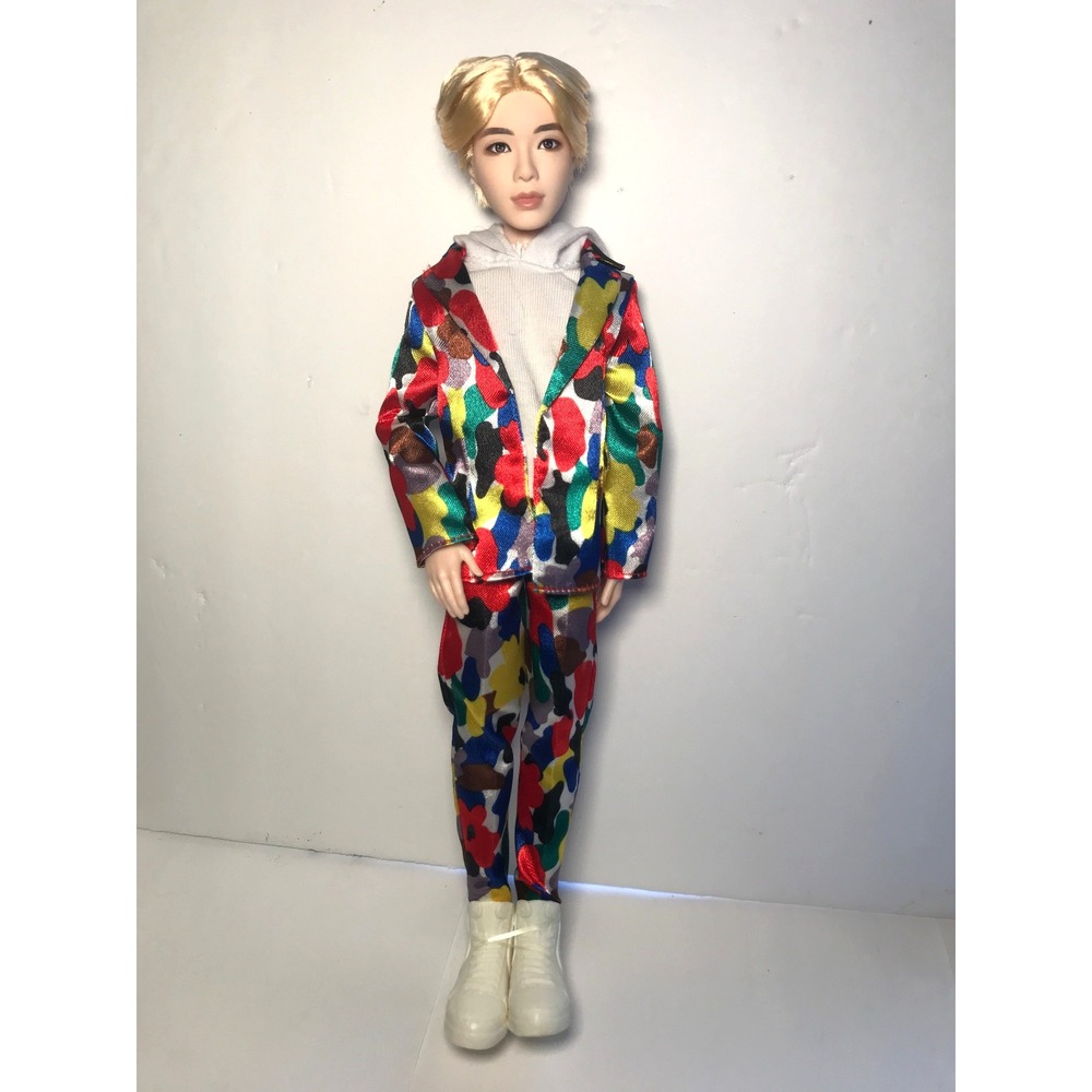 Mattel 2019 BTS K-Pop Jin 11"  Boy Doll Asian Korean Original Outfit